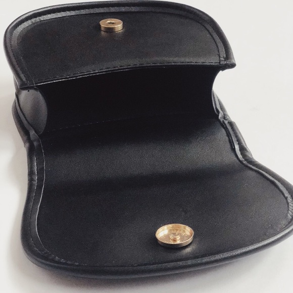 🆕Poppy Black Vegan Leather Belt Bag Fanny Pack - Picture 3 of 7